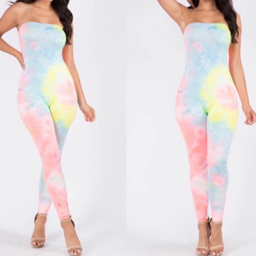 Tie Dye Jumpsuit ππππ - Picture 2 of 2